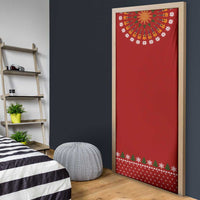 Guitar Lover Christmas Door Cover Xmas Holiday Patterns - Wonder Print Shop