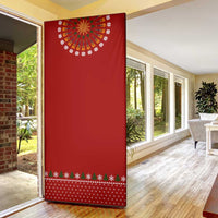 Guitar Lover Christmas Door Cover Xmas Holiday Patterns - Wonder Print Shop