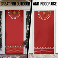 Guitar Lover Christmas Door Cover Xmas Holiday Patterns - Wonder Print Shop