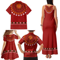 Guitar Lover Christmas Family Matching Tank Maxi Dress and Hawaiian Shirt Xmas Holiday Patterns - Wonder Print Shop