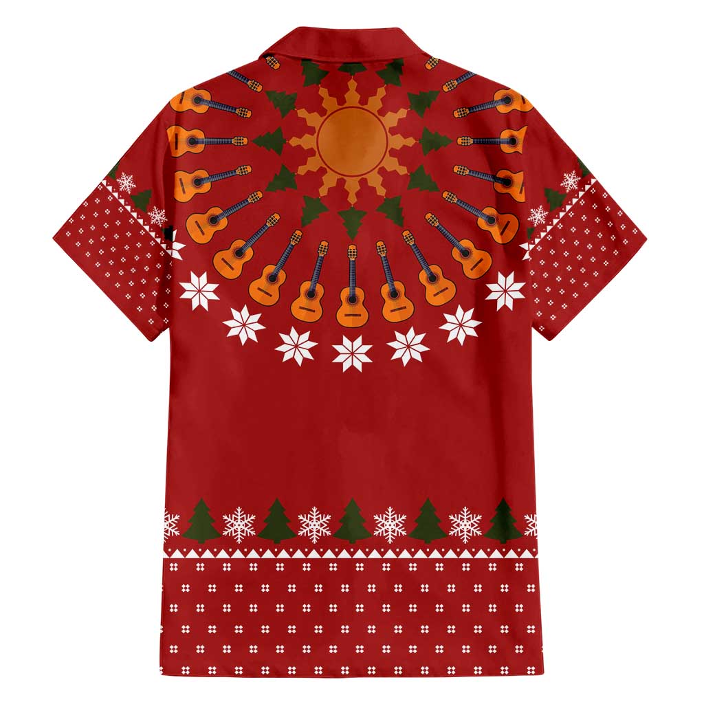 Guitar Lover Christmas Hawaiian Shirt Xmas Holiday Patterns - Wonder Print Shop