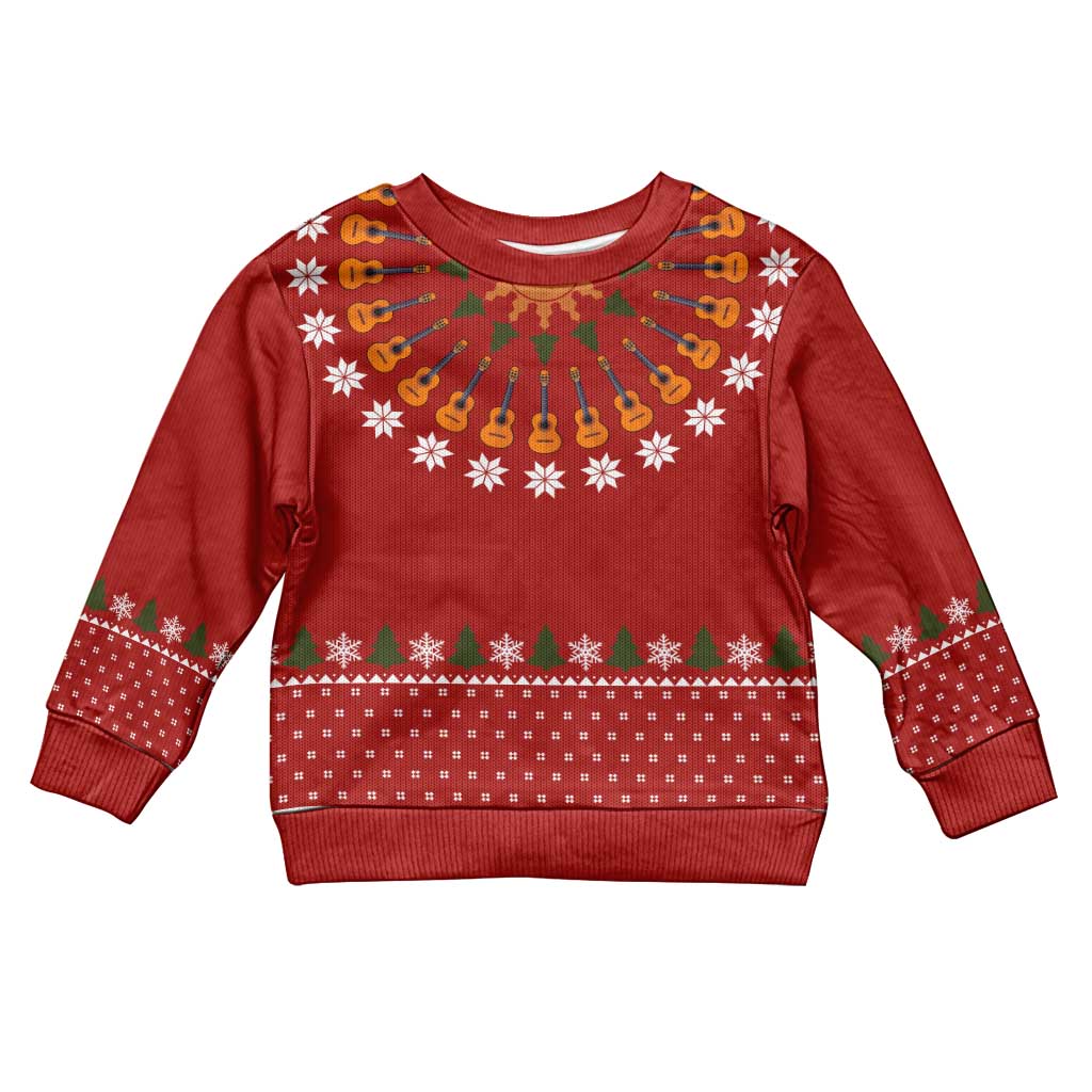 Guitar Lover Christmas Kid Ugly Christmas Sweater Xmas Holiday Patterns - Wonder Print Shop