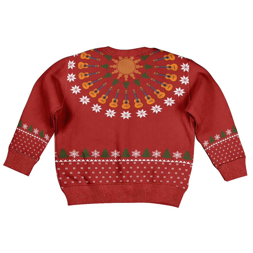 Guitar Lover Christmas Kid Ugly Christmas Sweater Xmas Holiday Patterns - Wonder Print Shop