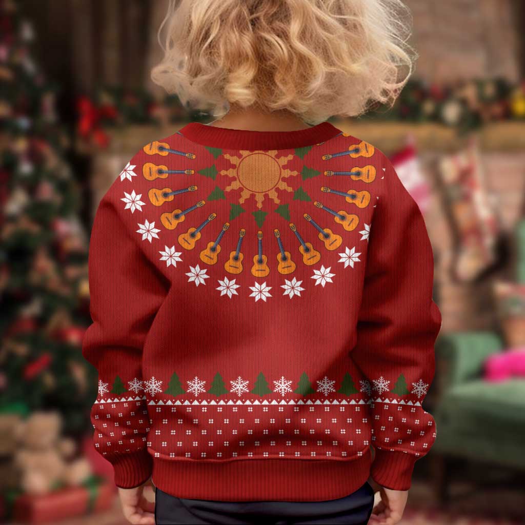 Guitar Lover Christmas Kid Ugly Christmas Sweater Xmas Holiday Patterns - Wonder Print Shop