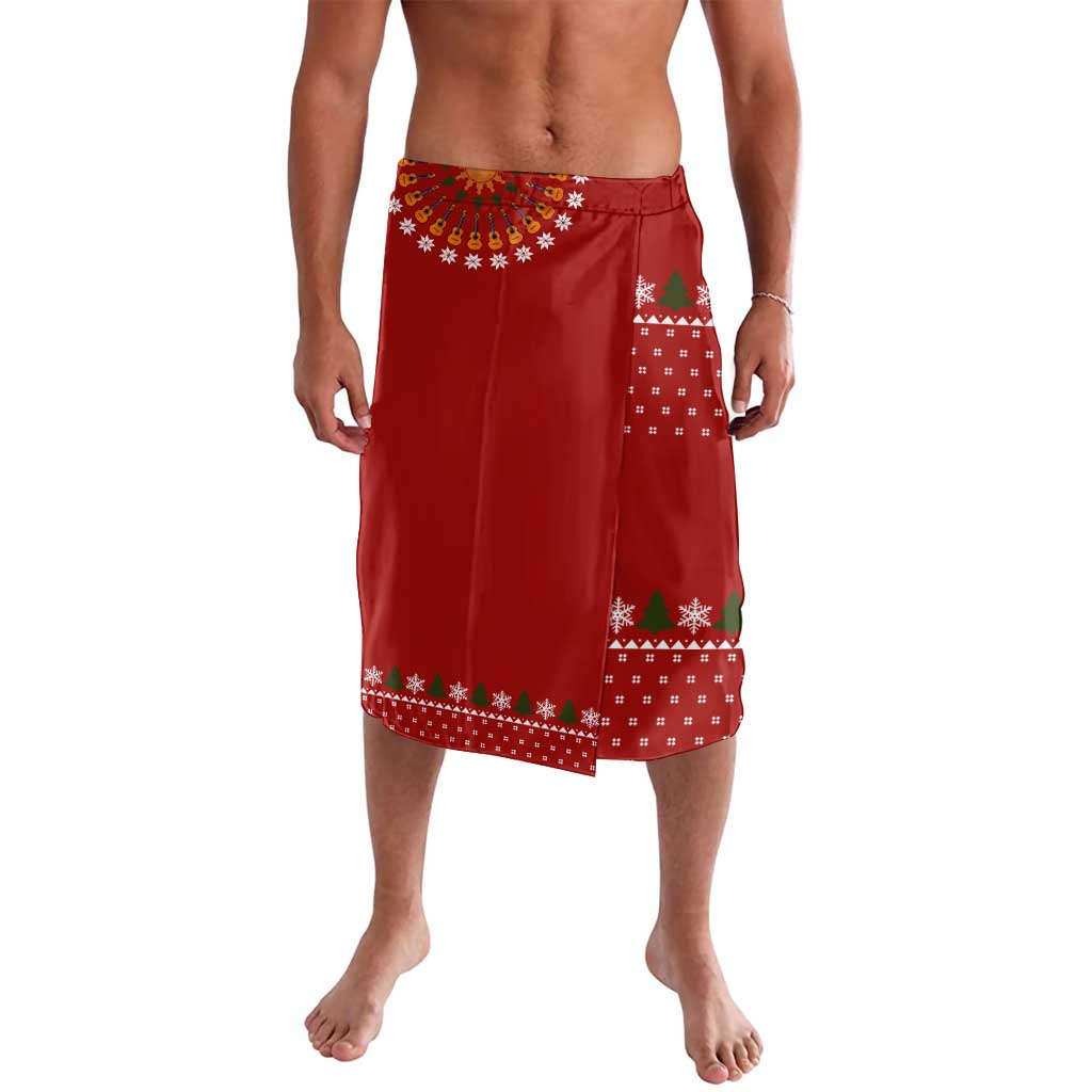 Guitar Lover Christmas Lavalava Xmas Holiday Patterns - Wonder Print Shop