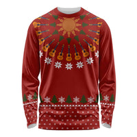 Guitar Lover Christmas Long Sleeve Shirt Xmas Holiday Patterns - Wonder Print Shop