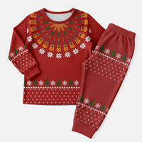Guitar Lover Christmas Pajama Set Xmas Holiday Patterns - Wonder Print Shop