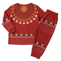 Guitar Lover Christmas Pajama Set Xmas Holiday Patterns - Wonder Print Shop