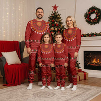 Guitar Lover Christmas Pajama Set Xmas Holiday Patterns - Wonder Print Shop