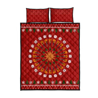 Guitar Lover Christmas Quilt Bed Set Xmas Holiday Patterns - Wonder Print Shop