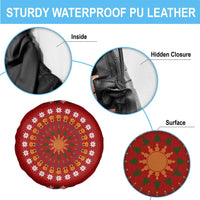 Guitar Lover Christmas Spare Tire Cover Xmas Holiday Patterns - Wonder Print Shop