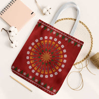 Guitar Lover Christmas Tote Bag Xmas Holiday Patterns - Wonder Print Shop