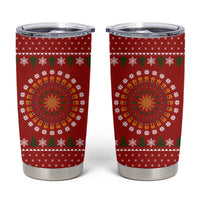 Guitar Lover Christmas Tumbler Cup Xmas Holiday Patterns - Wonder Print Shop
