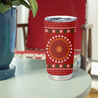 Guitar Lover Christmas Tumbler Cup Xmas Holiday Patterns - Wonder Print Shop