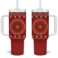 Guitar Lover Christmas Tumbler With Handle Xmas Holiday Patterns - Wonder Print Shop