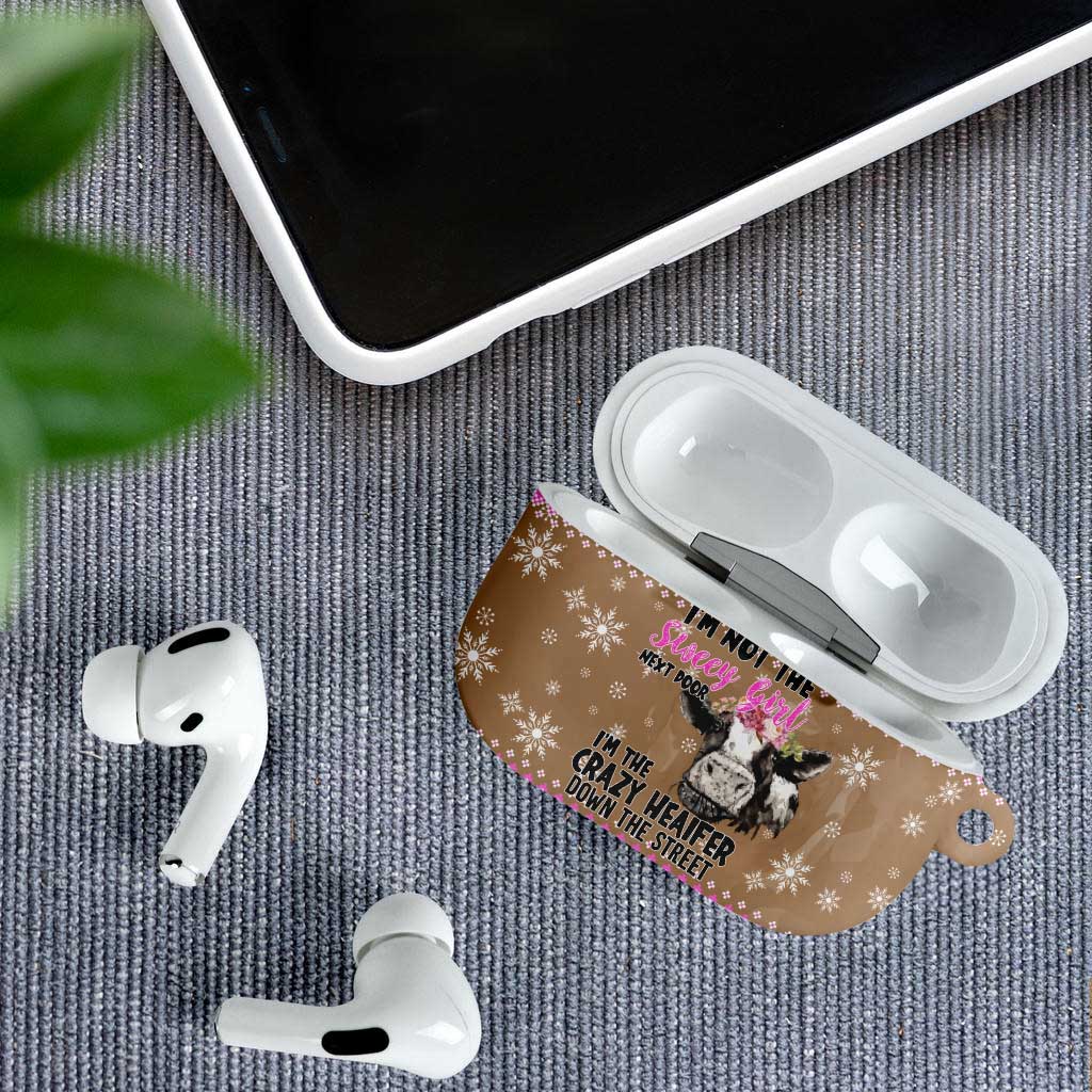 The Crazy Heifer Christmas AirPods Case Xmas Holiday Patterns - Wonder Print Shop