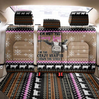The Crazy Heifer Christmas Back Car Seat Cover Xmas Holiday Patterns - Wonder Print Shop