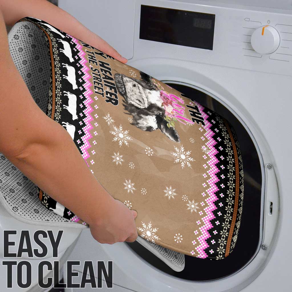 The Crazy Heifer Christmas Bathroom Set Xmas Holiday Patterns - Wonder Print Shop