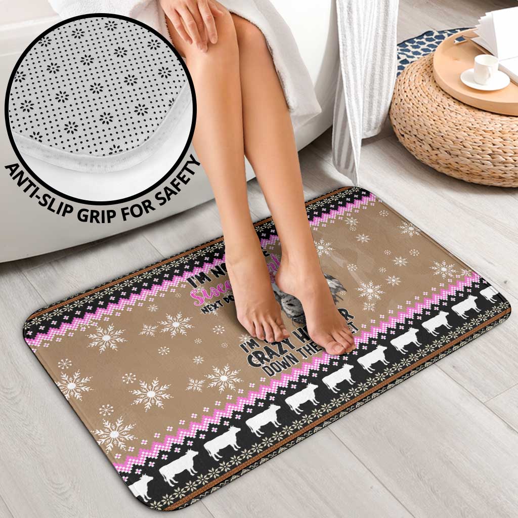 The Crazy Heifer Christmas Bathroom Set Xmas Holiday Patterns - Wonder Print Shop