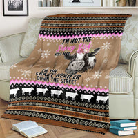 The Crazy Heifer Christmas Blanket Xmas Holiday Patterns - Wonder Print Shop