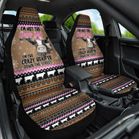 The Crazy Heifer Christmas Car Seat Cover Xmas Holiday Patterns - Wonder Print Shop