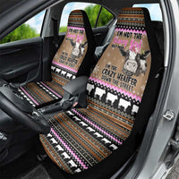 The Crazy Heifer Christmas Car Seat Cover Xmas Holiday Patterns - Wonder Print Shop