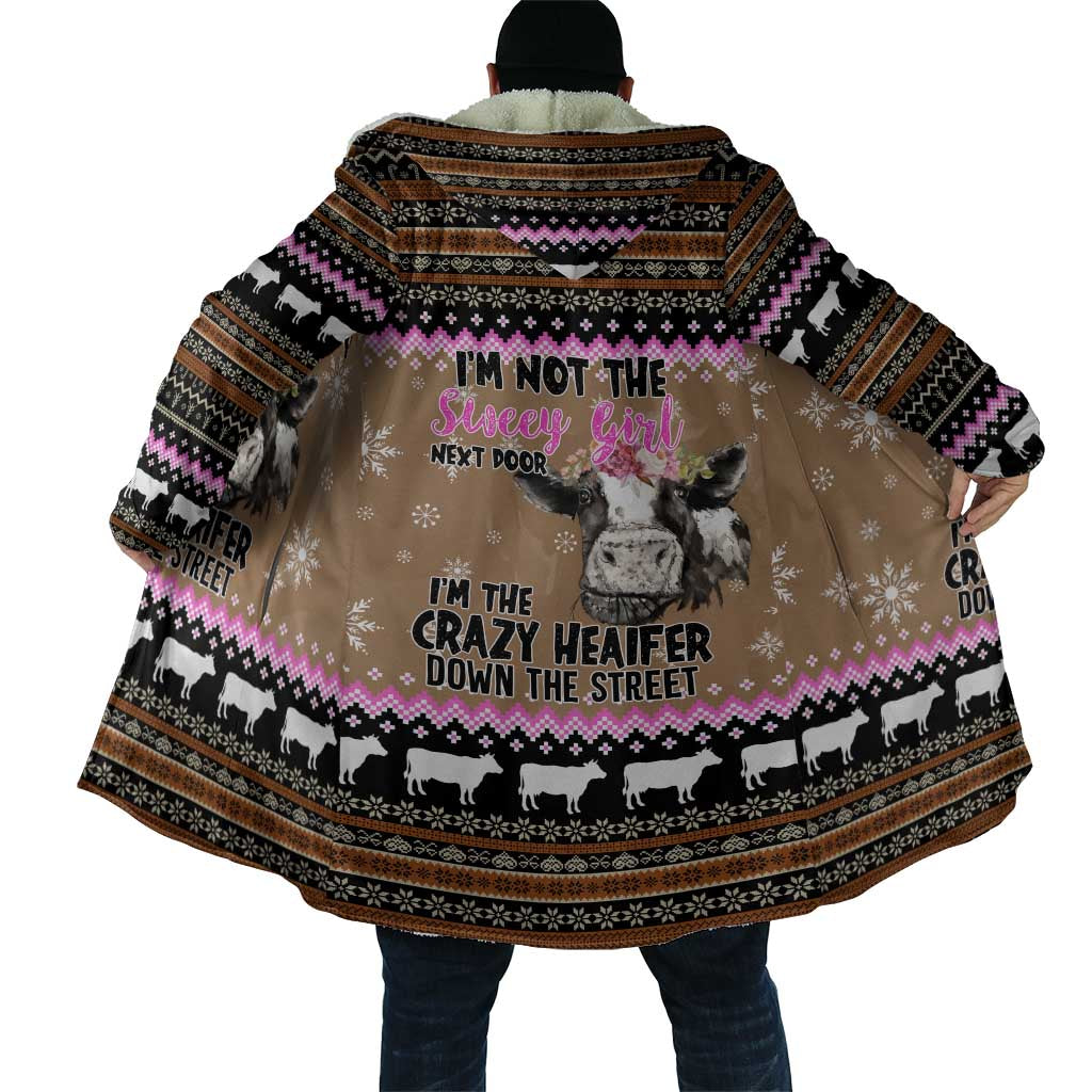 The Crazy Heifer Christmas Cloak Xmas Holiday Patterns - Wonder Print Shop