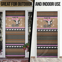 The Crazy Heifer Christmas Door Cover Xmas Holiday Patterns - Wonder Print Shop