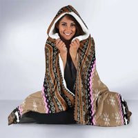 The Crazy Heifer Christmas Hooded Blanket Xmas Holiday Patterns - Wonder Print Shop
