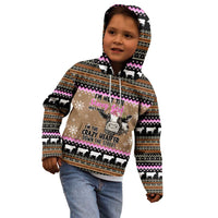 The Crazy Heifer Christmas Kid Hoodie Xmas Holiday Patterns - Wonder Print Shop