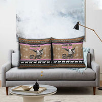The Crazy Heifer Christmas Pillow Cover Xmas Holiday Patterns - Wonder Print Shop