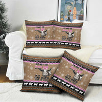 The Crazy Heifer Christmas Pillow Cover Xmas Holiday Patterns - Wonder Print Shop