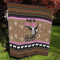 The Crazy Heifer Christmas Quilt Xmas Holiday Patterns - Wonder Print Shop