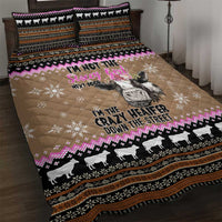 The Crazy Heifer Christmas Quilt Bed Set Xmas Holiday Patterns - Wonder Print Shop