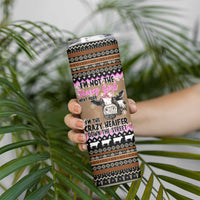 The Crazy Heifer Christmas Skinny Tumbler Xmas Holiday Patterns - Wonder Print Shop
