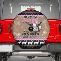 The Crazy Heifer Christmas Spare Tire Cover Xmas Holiday Patterns - Wonder Print Shop