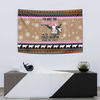 The Crazy Heifer Christmas Tapestry Xmas Holiday Patterns - Wonder Print Shop