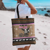 The Crazy Heifer Christmas Tote Bag Xmas Holiday Patterns - Wonder Print Shop