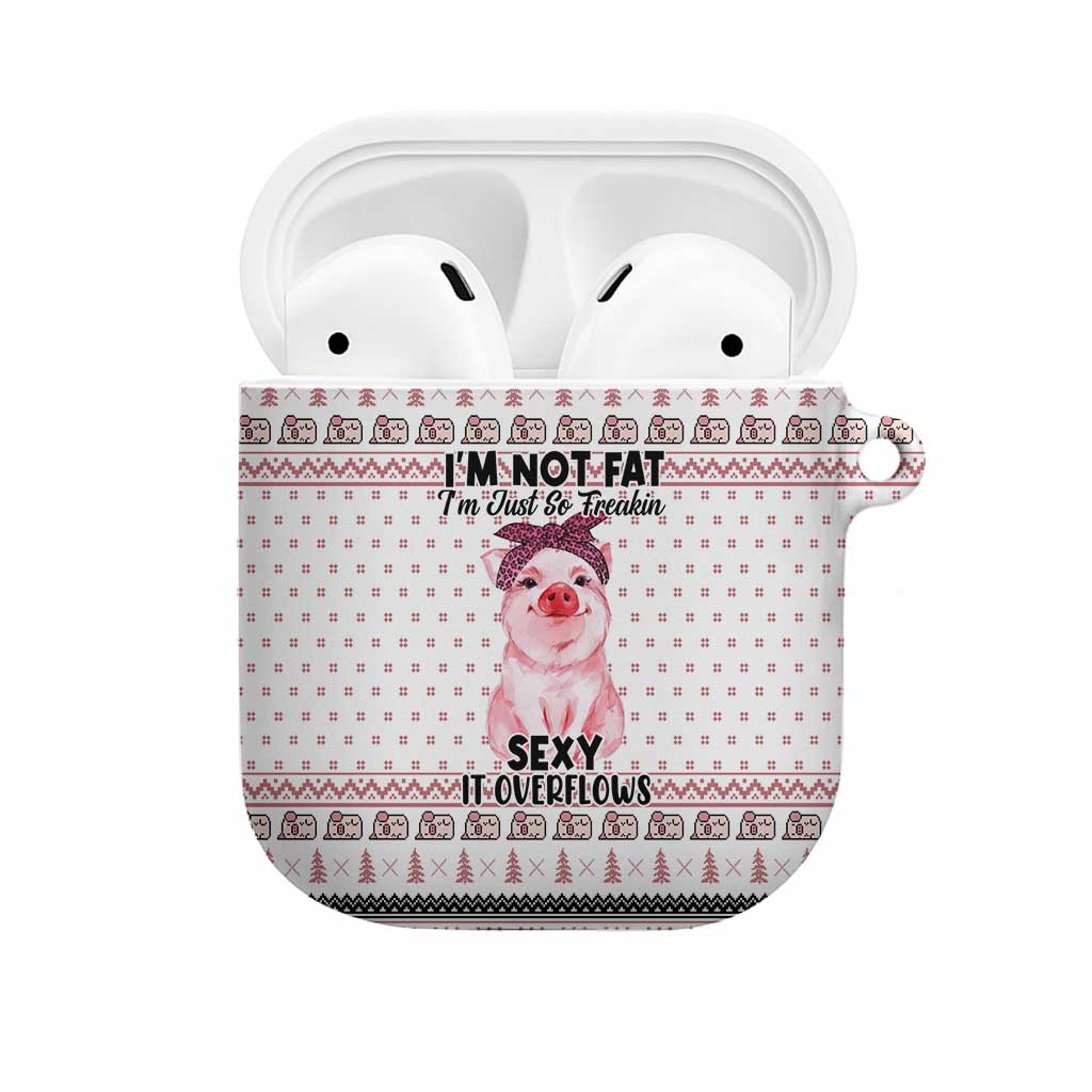 Pig Overflows Christmas AirPods Case Xmas Holiday Patterns - Wonder Print Shop