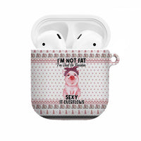 Pig Overflows Christmas AirPods Case Xmas Holiday Patterns - Wonder Print Shop