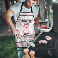 Pig Overflows Christmas Apron Xmas Holiday Patterns - Wonder Print Shop