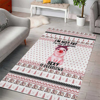 Pig Overflows Christmas Area Rug Xmas Holiday Patterns - Wonder Print Shop