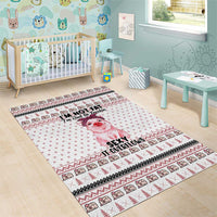 Pig Overflows Christmas Area Rug Xmas Holiday Patterns - Wonder Print Shop