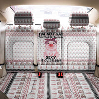 Pig Overflows Christmas Back Car Seat Cover Xmas Holiday Patterns - Wonder Print Shop