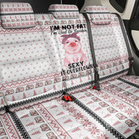 Pig Overflows Christmas Back Car Seat Cover Xmas Holiday Patterns - Wonder Print Shop