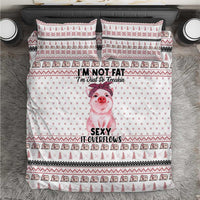 Pig Overflows Christmas Bedding Set Xmas Holiday Patterns - Wonder Print Shop