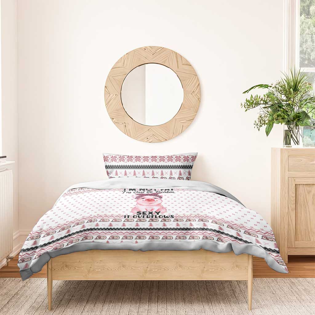 Pig Overflows Christmas Bedding Set Xmas Holiday Patterns - Wonder Print Shop