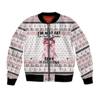 Pig Overflows Christmas Bomber Jacket Xmas Holiday Patterns - Wonder Print Shop