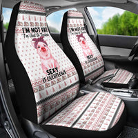 Pig Overflows Christmas Car Seat Cover Xmas Holiday Patterns - Wonder Print Shop