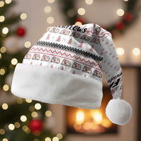 Pig Overflows Christmas Santa Hat Xmas Holiday Patterns - Wonder Print Shop